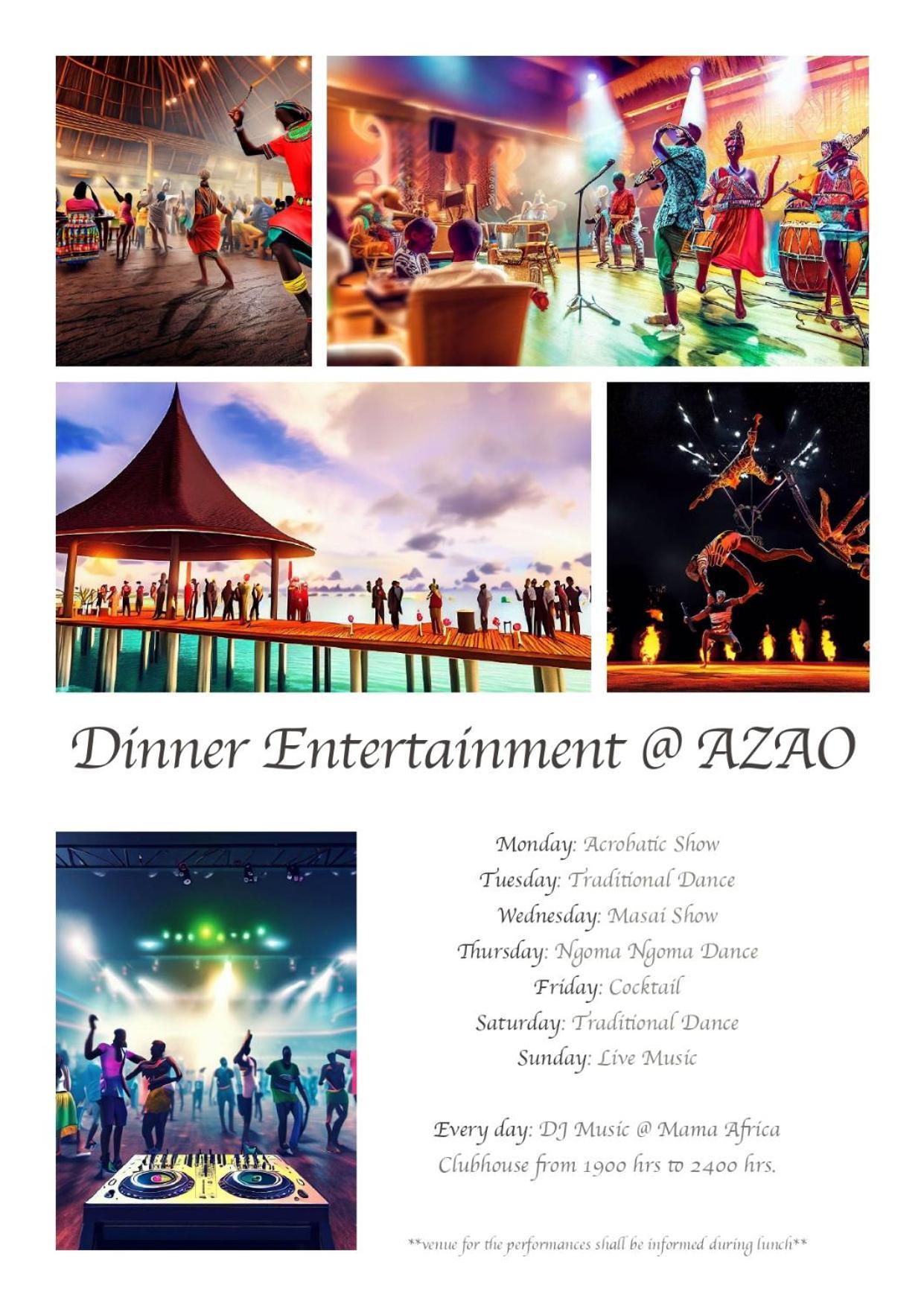 Azao Resort & Spa Pongwe Buitenkant foto
